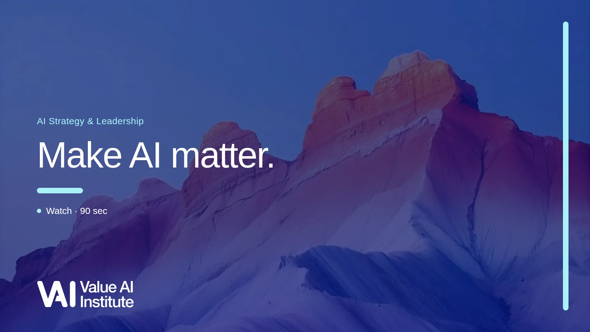 AI Strategy and Leadership in brief – video preview